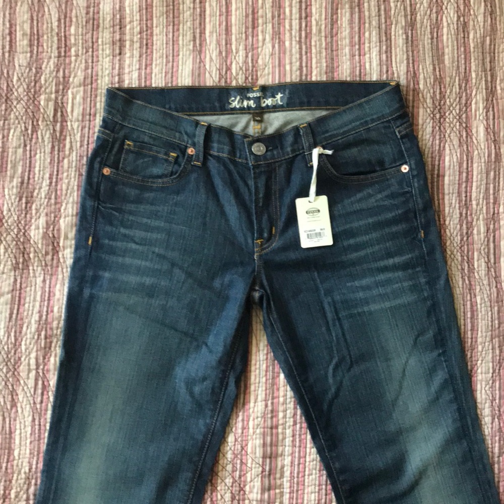 FOSSIL Jeans Slim Boot Cut Size 30